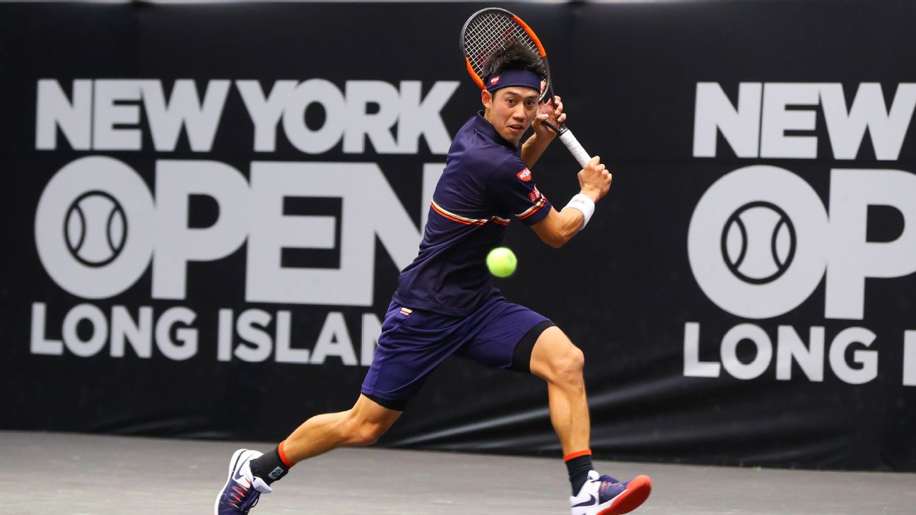 Áo thể thao tennis Uniqlo Nishikori Us open 2018 - 191504