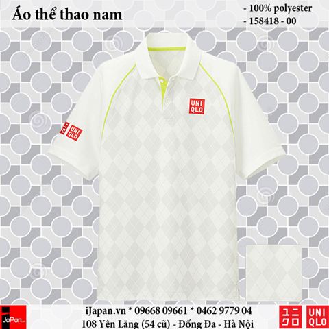 Áo thể thao tennis Uniqlo Kei Nishikori - 158418