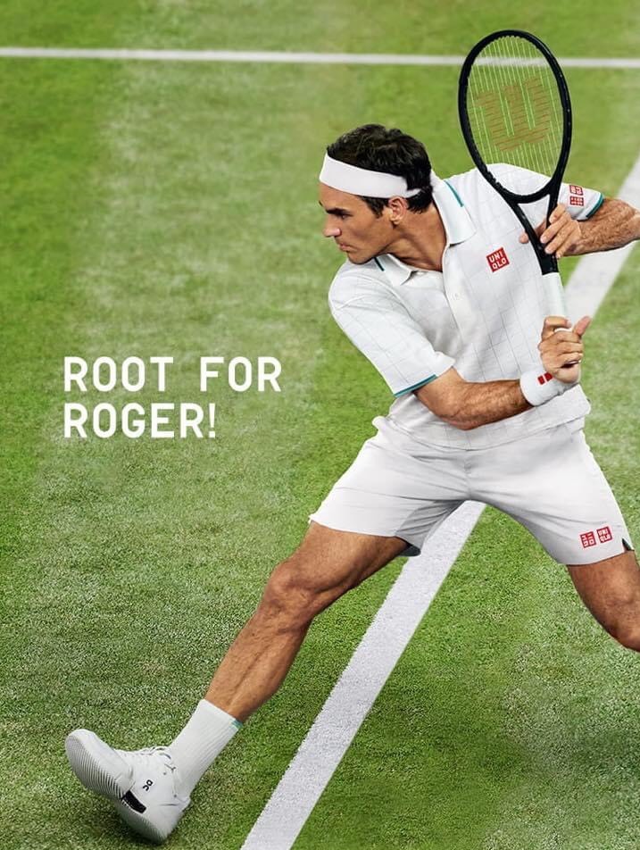 UNIQLO RF WEAR WIMBLEDONモデル(上下セット) Lサイズ Bộ tennis Uniqlo Federer Wimbledon 2021 - 426626 | ijapan.vn