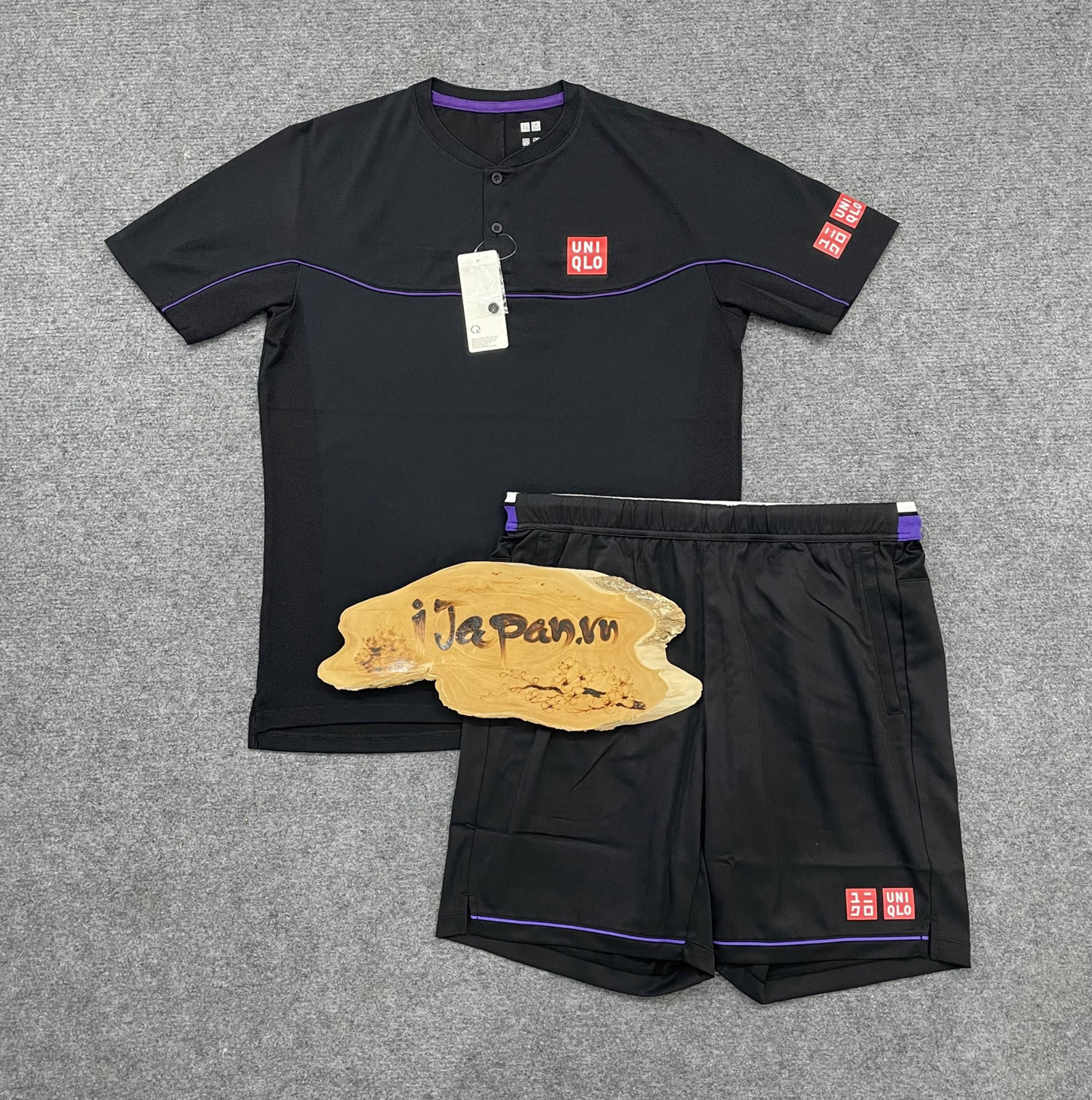 Bộ quần áo thể thao tennis, pickleball, gofl Uniqlo Federer mẫu mới 2022 - 438268-M LIKENEW