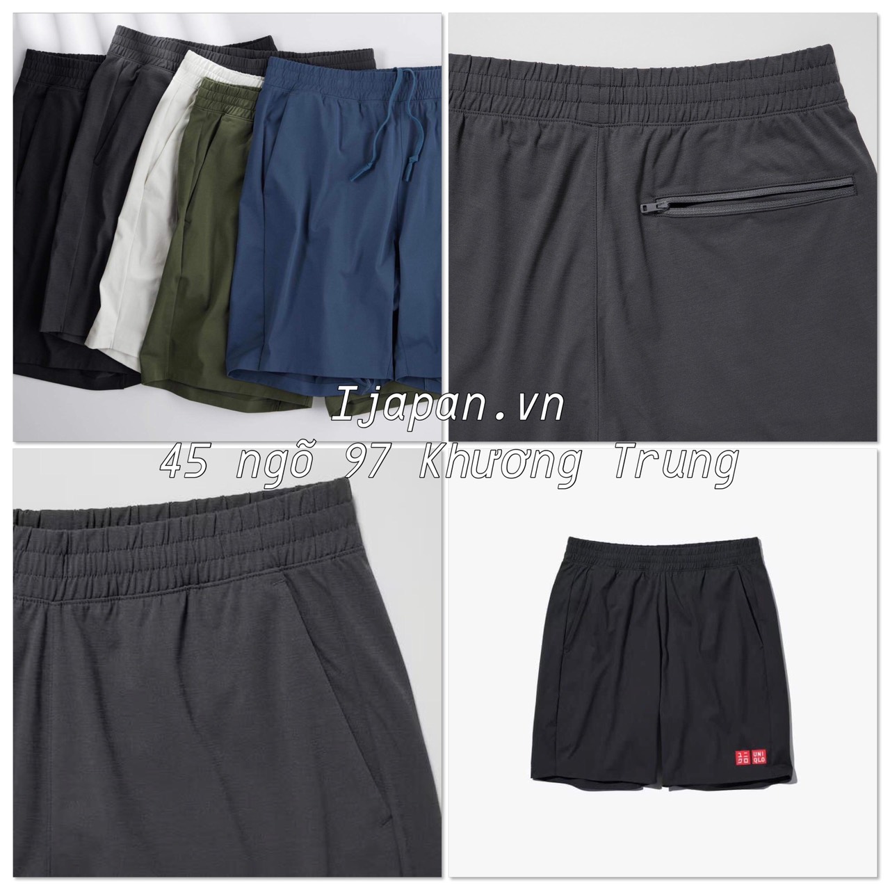 Quần thể thao tennis, pickleball chính hãng Uniqlo 2024 -465207. 475386