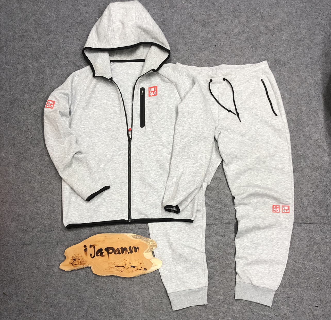 Bộ nỉ thể thao tennis chính hãng Uniqlo Nishikori likenew -L