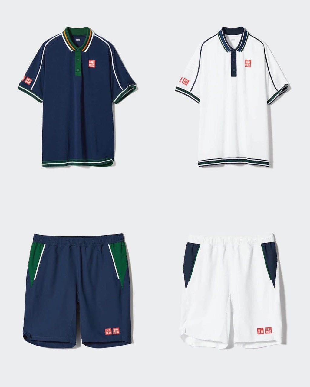 Bộ quần áo thể thao tennis XL Likenew, pickleball chính hãng Uniqlo Nishikori 2024 - 461836-461837