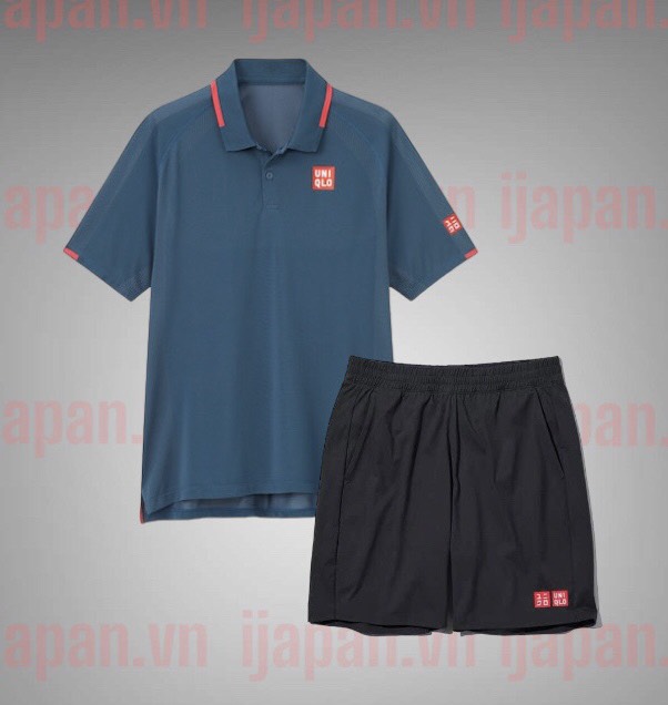 Bộ quần áo thể thao tennis, pickleball chính hãng Uniqlo Federer 2021 -426625
