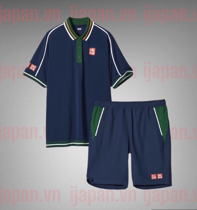 Bộ quần áo thể thao tennis, pickleball chính hãng Uniqlo Nishikori 2024 - 461836-461837
