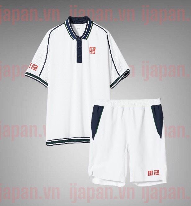 Bộ quần áo thể thao tennis, pickleball chính hãng Uniqlo Nishikori 2024 - 461836-461837
