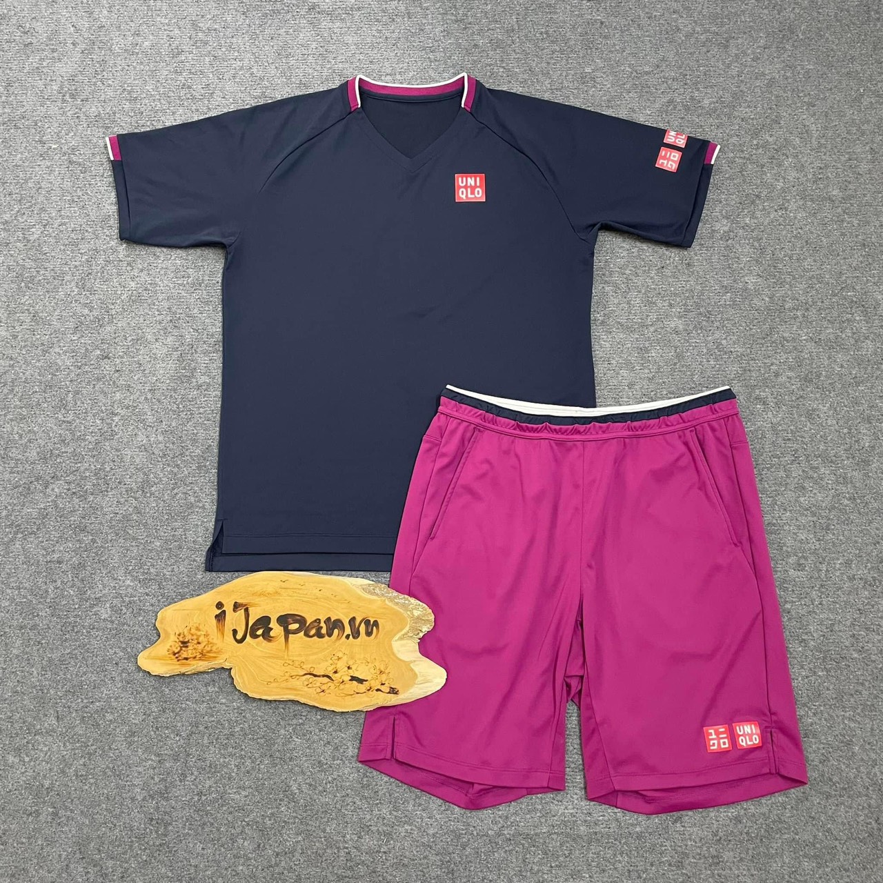 Bộ tennis Uniqlo Roger Federer Australian open 2020 Likenew Size S (A)