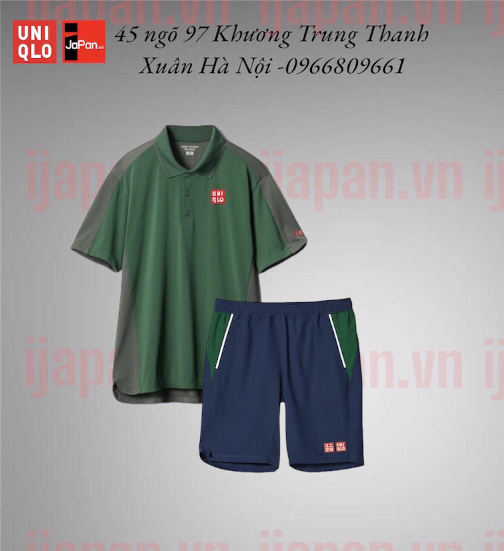 Bộ thể thao tennis, pickleball chính hãng Uniqlo FEDERER 2023-465862