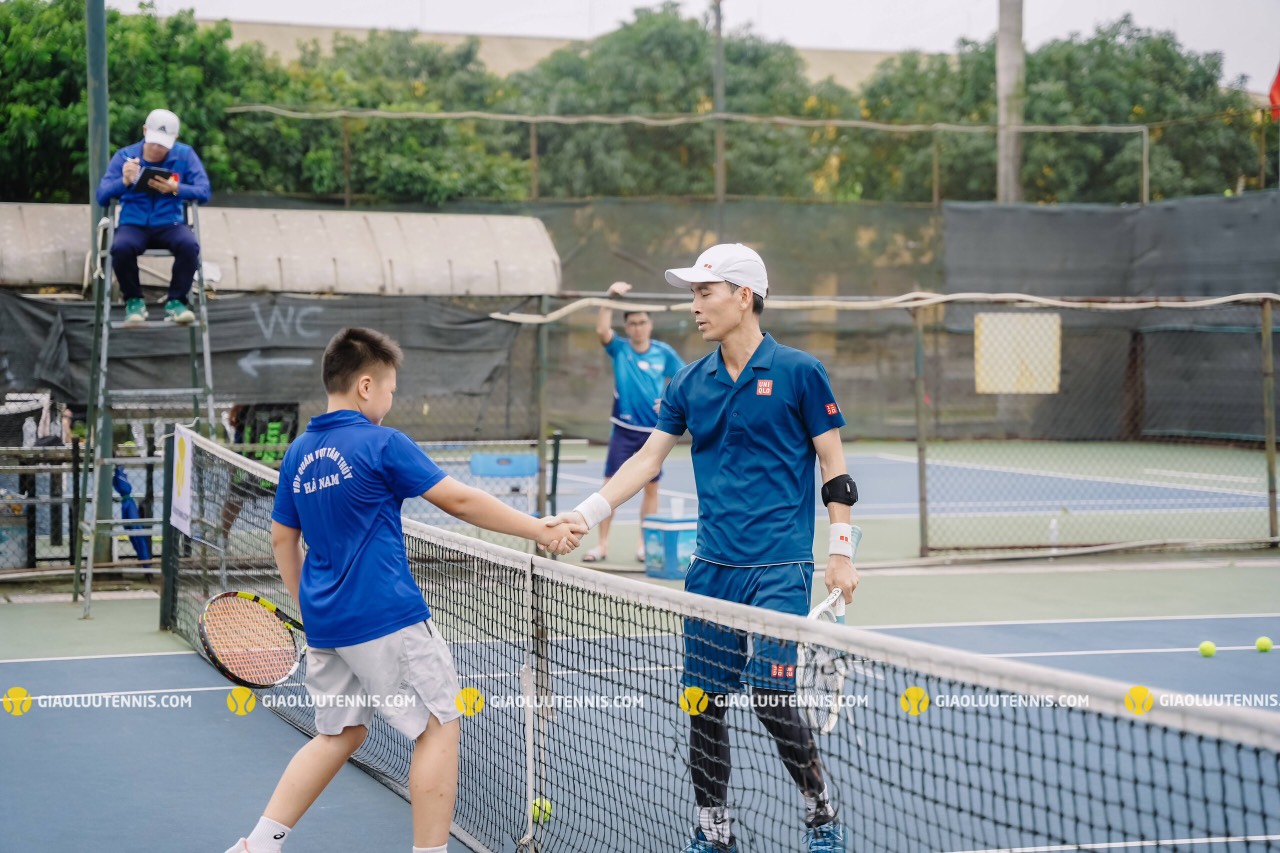 Bộ quần áo thể thao tennis, pickleball, gofl chính hãng Uniqlo Úc Open Tennis 2019 màu xanh- 417794