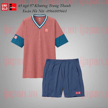 Bộ quần áo thể thao tennis, pickleball chính hãng Uniqlo Nishikori Us open 2021 - 438270