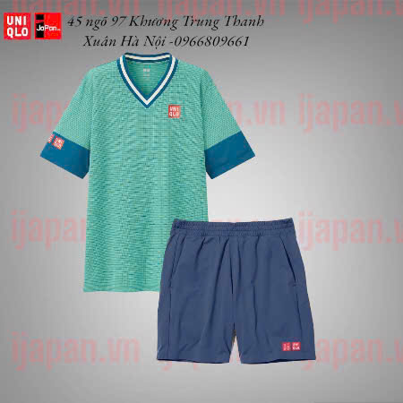 Bộ quần áo thể thao tennis, pickleball chính hãng Uniqlo Nishikori Us open 2021 - 438270