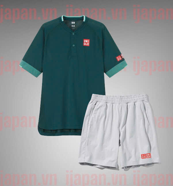 Bộ quần áo thể thao tennis, pickleball chính hãng Uniqlo Federer Doha Open 2021 - 426627
