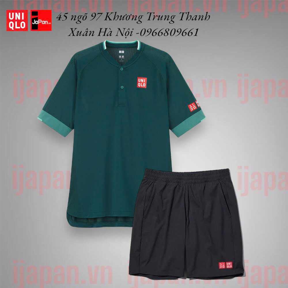 Bộ quần áo thể thao tennis, pickleball chính hãng Uniqlo Federer Doha Open 2021 - 426627