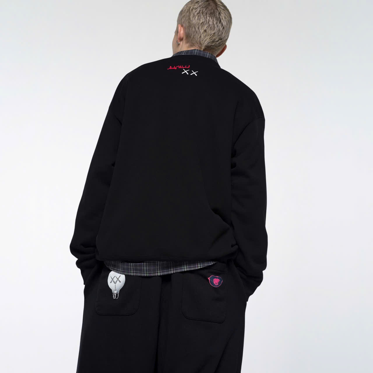 Áo nỉ thể thao KAWS + Warhol tennis, pickleball chính hãng UniqIo -476120-476119