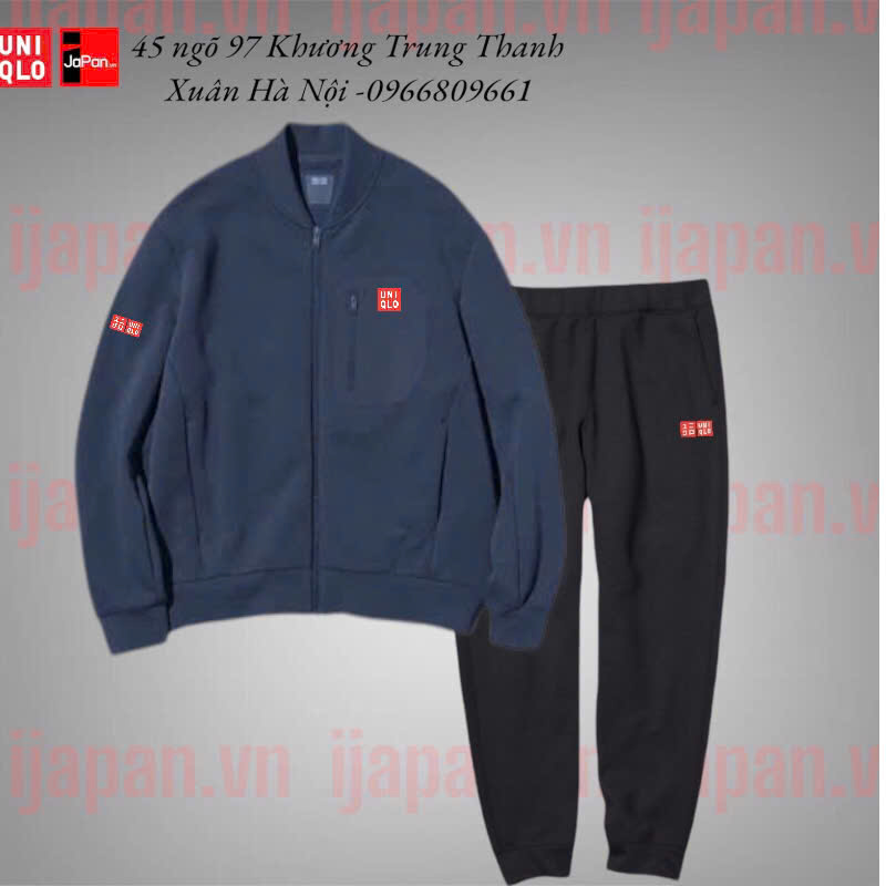 Áo nỉ thể thao tennis, pickleball chính hãng Uniqlo nam Ultra Stretch - 472174-69