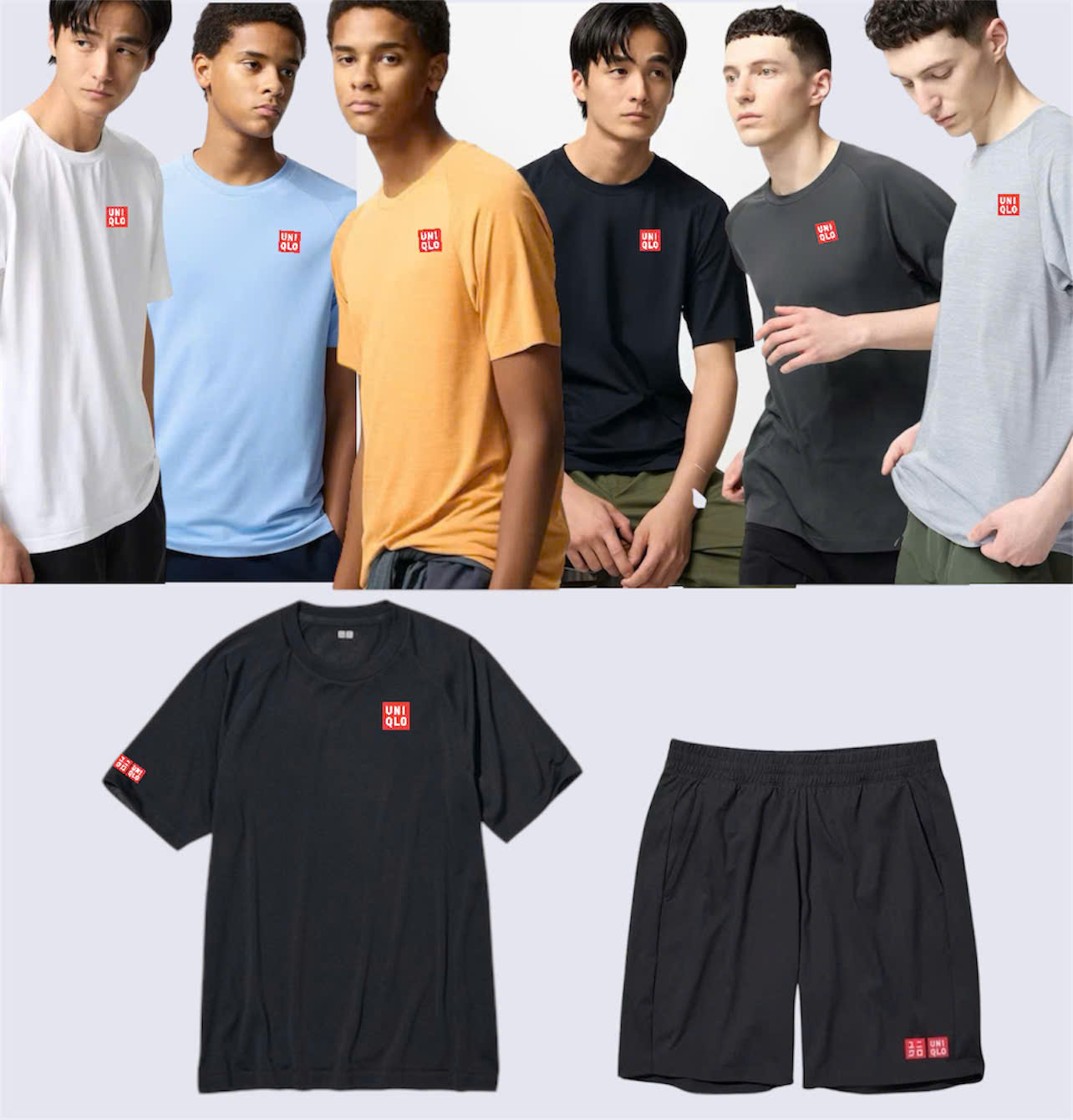 Bộ quần áo thể thao tennis, pickleball chính hãng Uniqlo 2025-475360