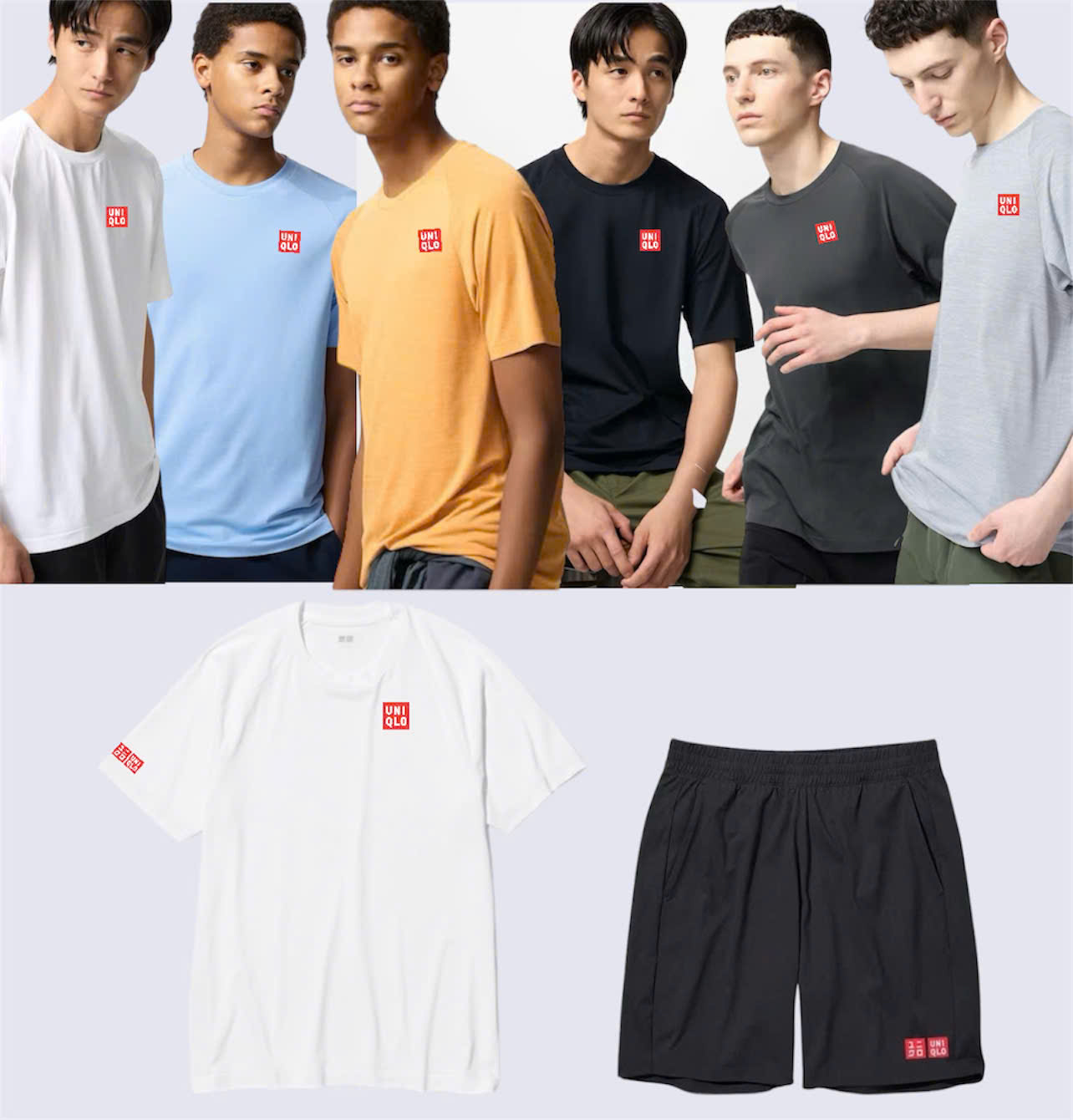 Bộ quần áo thể thao tennis, pickleball chính hãng Uniqlo 2025-475360