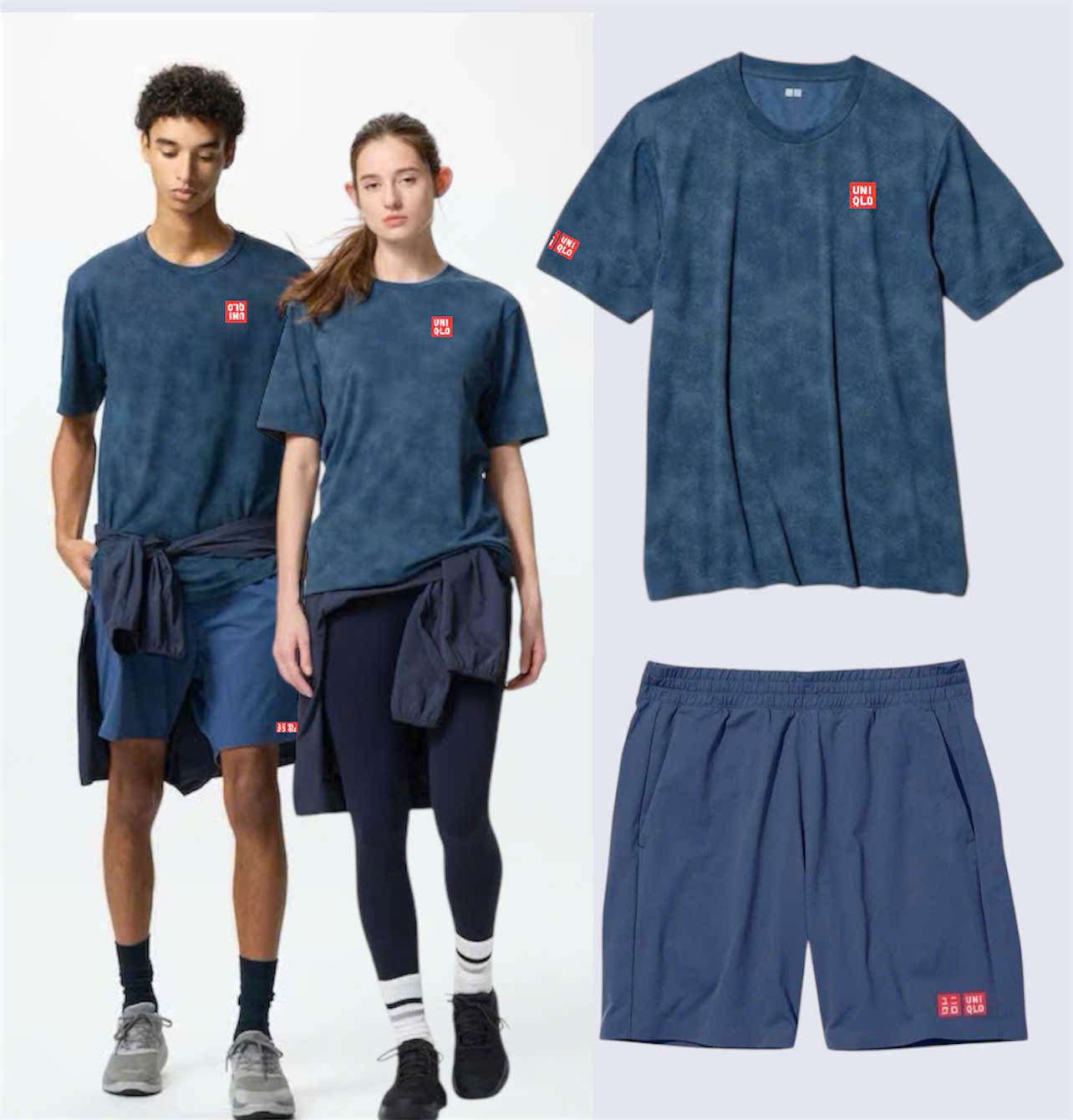 Bộ quần áo thể thao tennis, pickleball chính hãng Uniqlo 2025-476141
