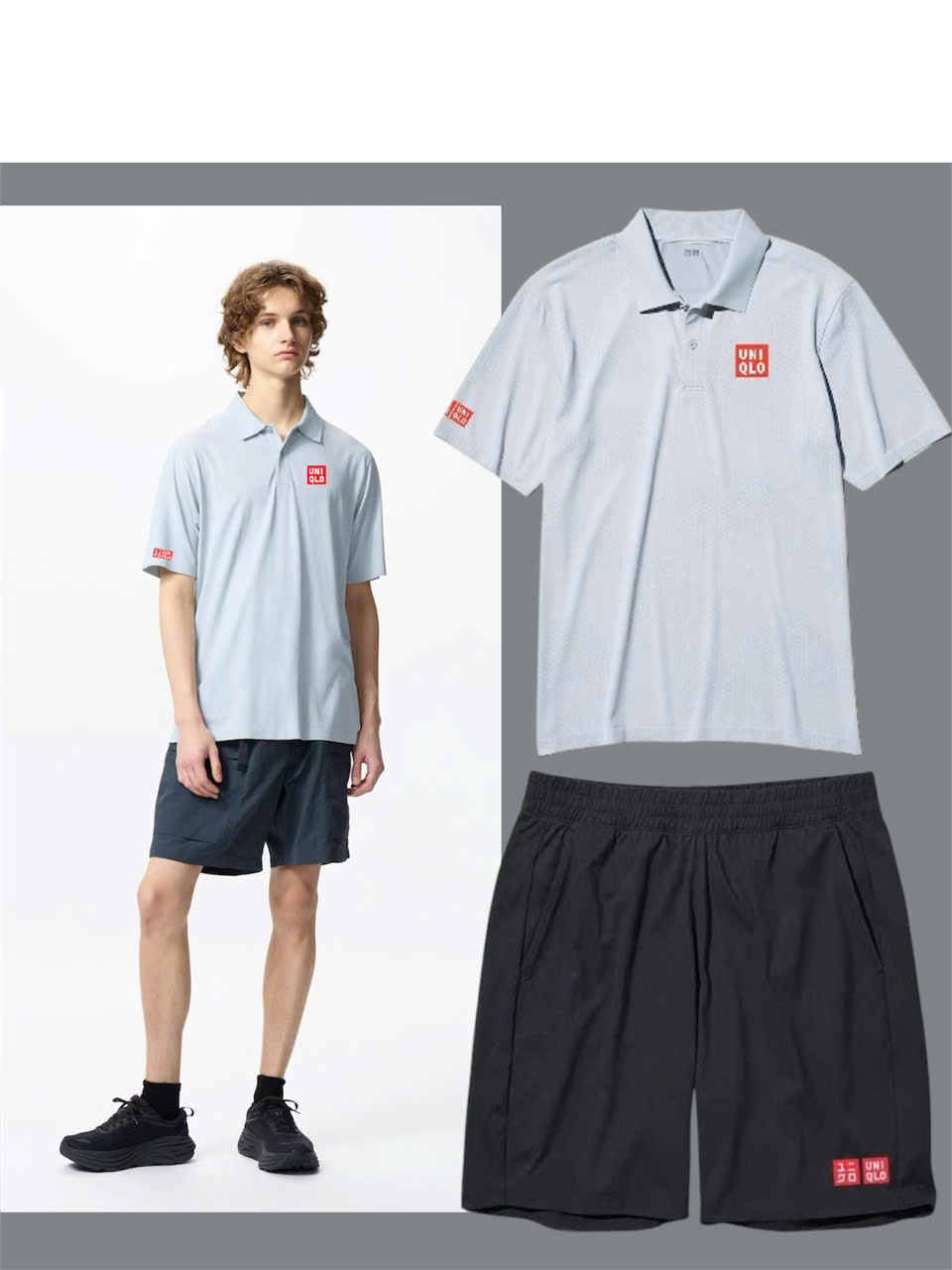 Bộ quần áo thể thao tennis, pickleball chính hãng Uniqlo 2025-477221