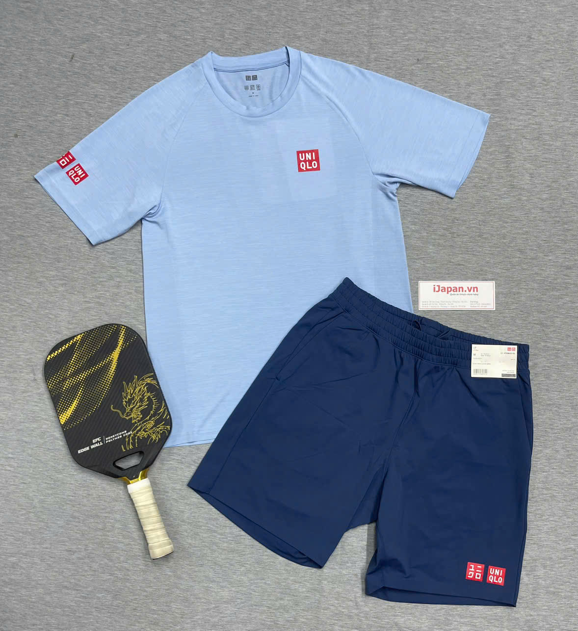 Bộ quần áo thể thao tennis, pickleball chính hãng Uniqlo 2025-475360