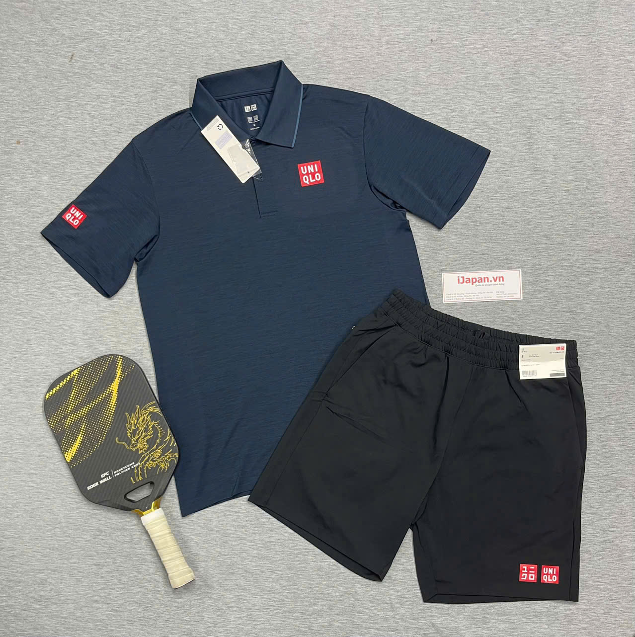 Bộ quần áo thể thao golf tennis, pickleball chính hãng Uniqlo 2025-475373