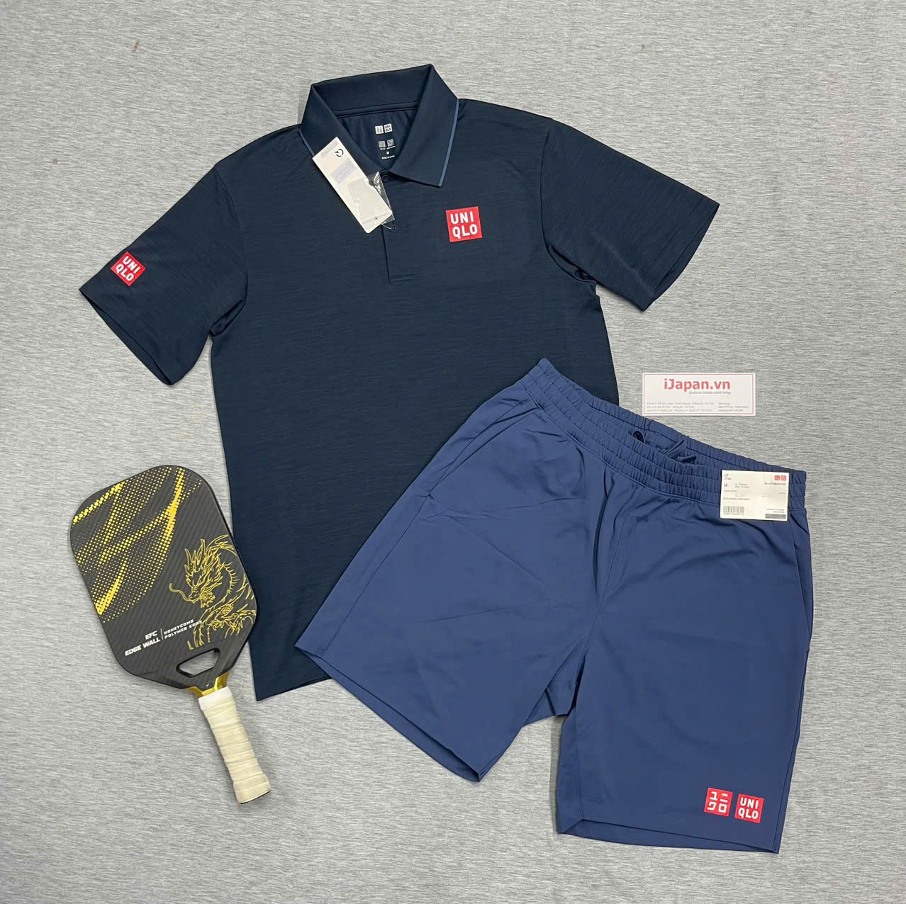 Bộ quần áo thể thao golf tennis, pickleball chính hãng Uniqlo 2025-475373