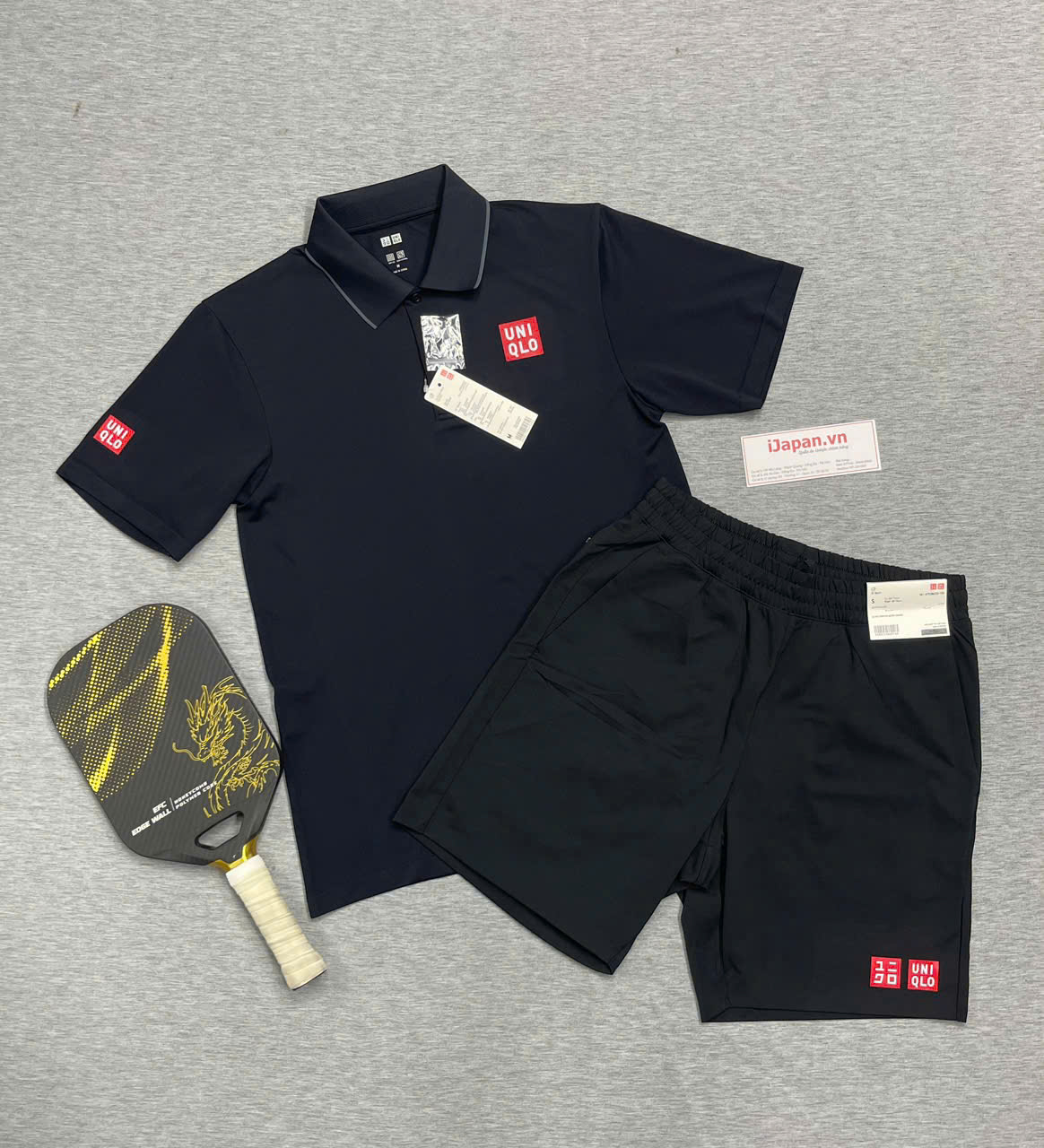 Bộ quần áo thể thao golf tennis, pickleball chính hãng Uniqlo 2025-475373