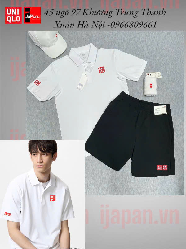 Bộ quần áo thể thao golf tennis, pickleball chính hãng Uniqlo 2025-475373