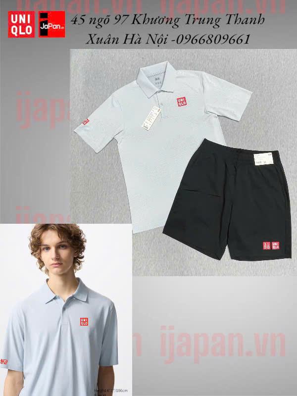 Áo thể thao tennis, pickleball chính hãng Uniqlo 2025-477221