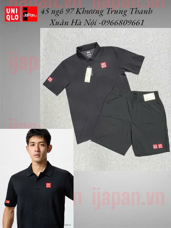 Bộ quần áo thể thao tennis, pickleball chính hãng Uniqlo 2025-477221