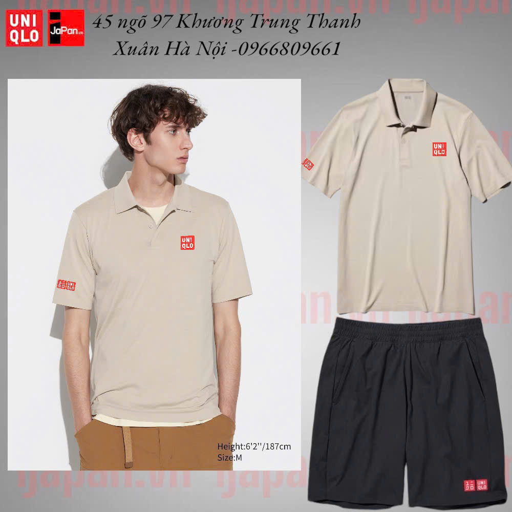 Bộ quần áo thể thao golf tennis, pickleball chính hãng Uniqlo 2025-465197