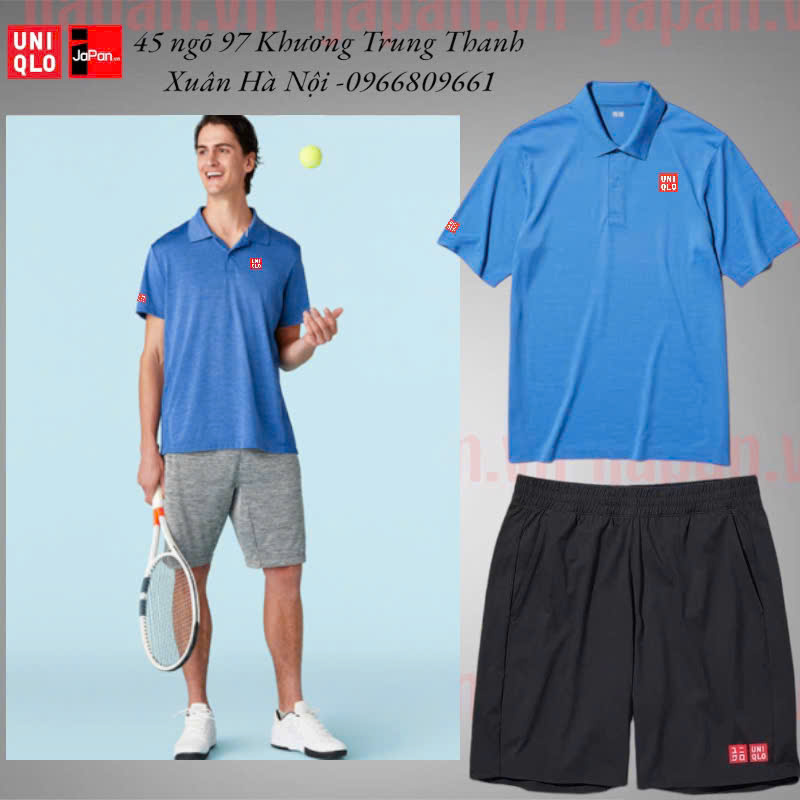 Bộ quần áo thể thao golf tennis, pickleball chính hãng Uniqlo 2025-465197