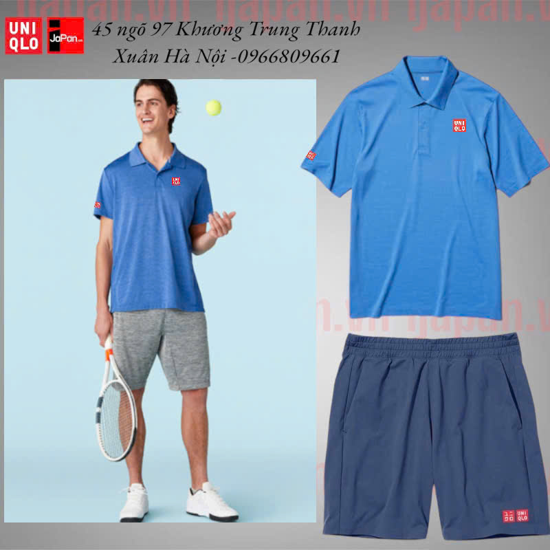 Bộ quần áo thể thao golf tennis, pickleball chính hãng Uniqlo 2025-465197