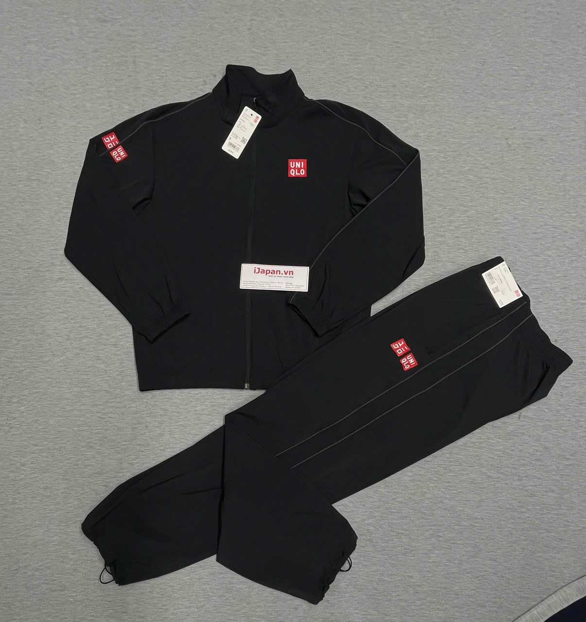 Áo nỉ gió thể thao tennis, pickleball Nishikori chính hãng Uniqlo 2025-476144-478114-475385
