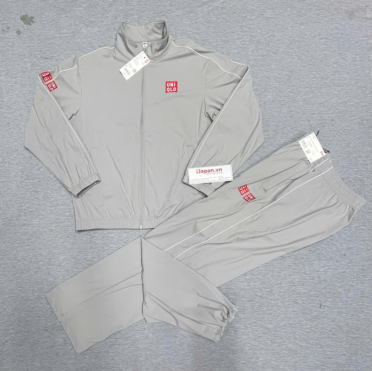 Áo nỉ gió thể thao tennis, pickleball Nishikori chính hãng Uniqlo 2025-476144-478114-475385