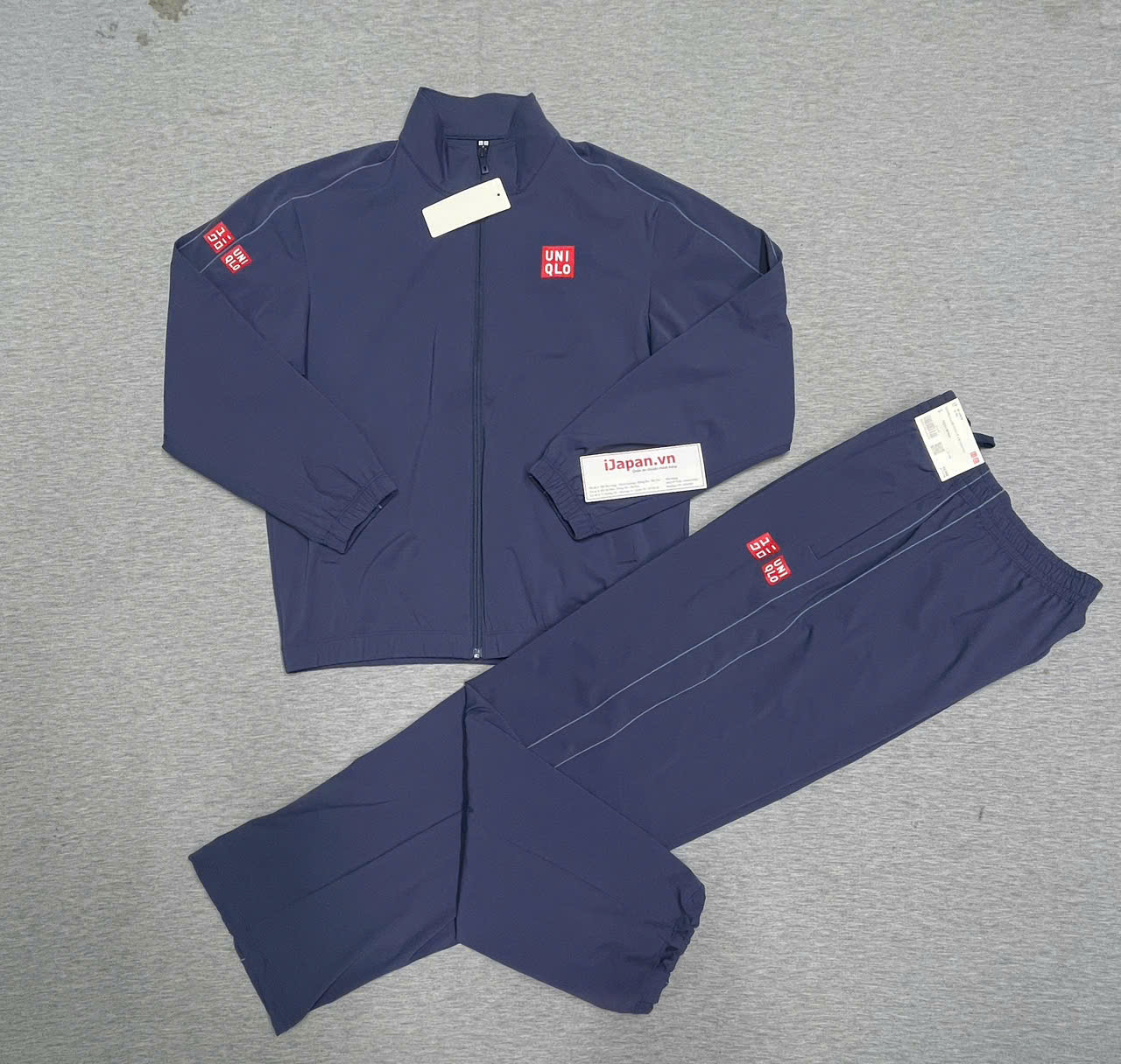 Bộ nỉ gió thể thao tennis, pickleball chính hãng Uniqlo 2025-476144-478114-475385