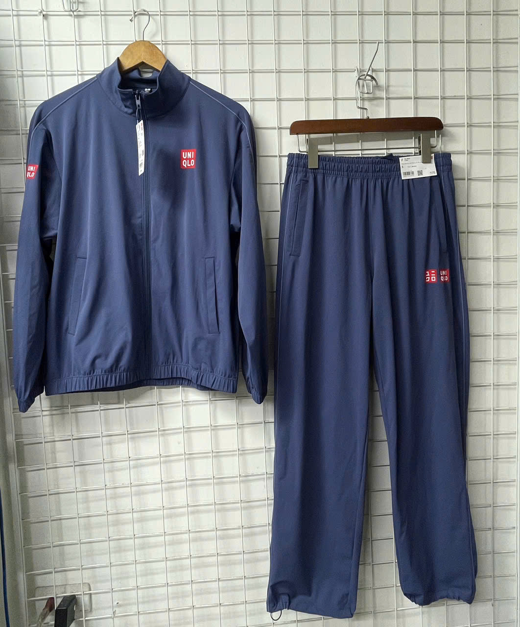 Áo nỉ gió thể thao tennis, pickleball Nishikori chính hãng Uniqlo 2025-476144-478114-475385