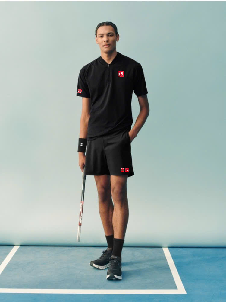 Bộ quần áo thể thao tennis, pickleball chính hãng Uniqlo 2025-475766-478987