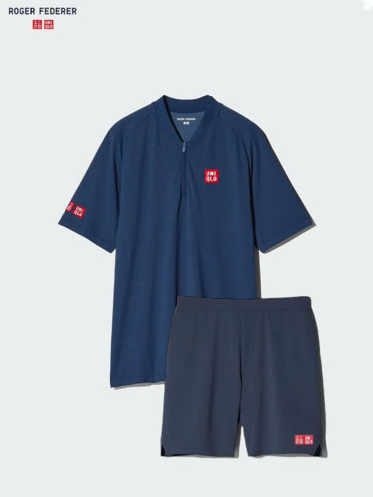 Bộ quần áo thể thao tennis, pickleball chính hãng Uniqlo 2025-475766-478987