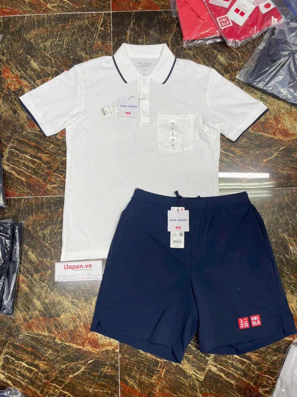 Bộ quần áo polo, chính hãng UniqIo Roger Federer Collection -478985
