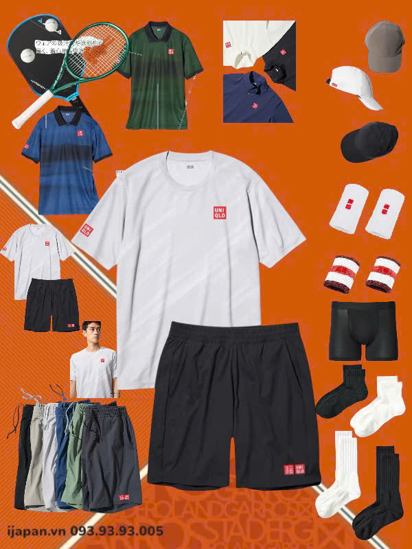 BỘ DRY-EX thể thao tennis, pickleball chính hãng UniqIo-480147-09