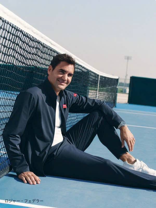 BỘ thun tricot nylon siêu co giãn, chính hãng UniqIo Roger Federer Collection 2025 -478988-478986