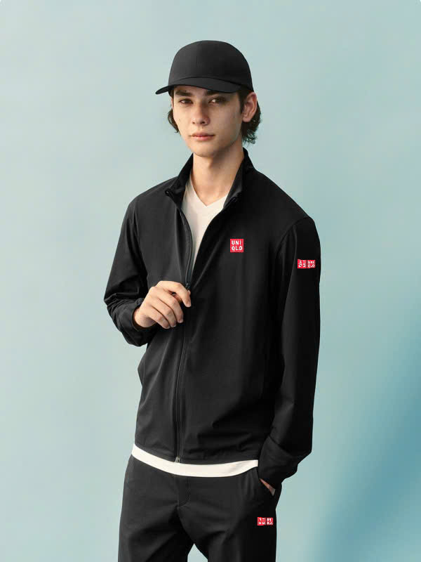 BỘ thun tricot nylon siêu co giãn, chính hãng UniqIo Roger Federer Collection 2025 -478988-478986