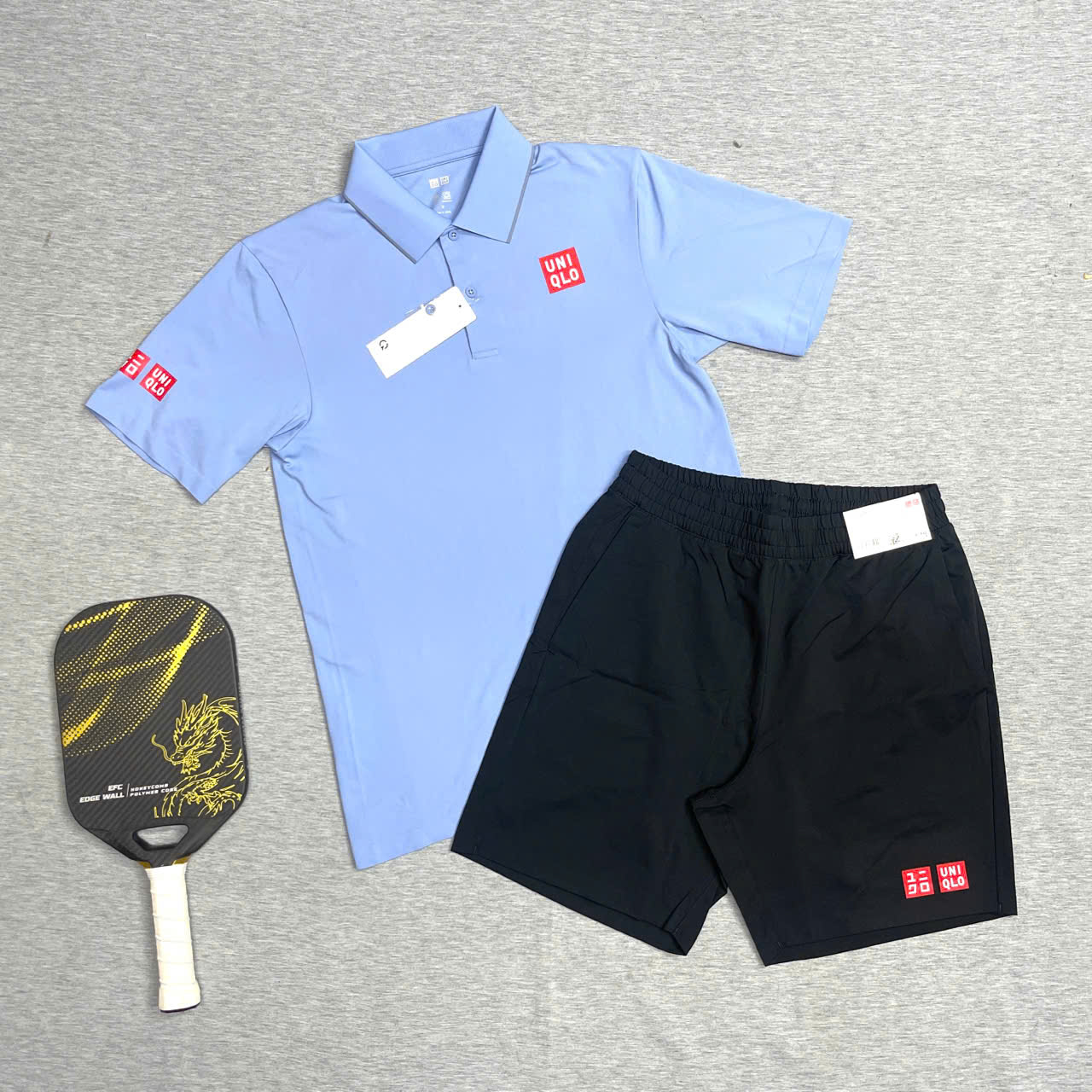 Bộ quần áo thể thao golf tennis, pickleball chính hãng Uniqlo 2025-475373