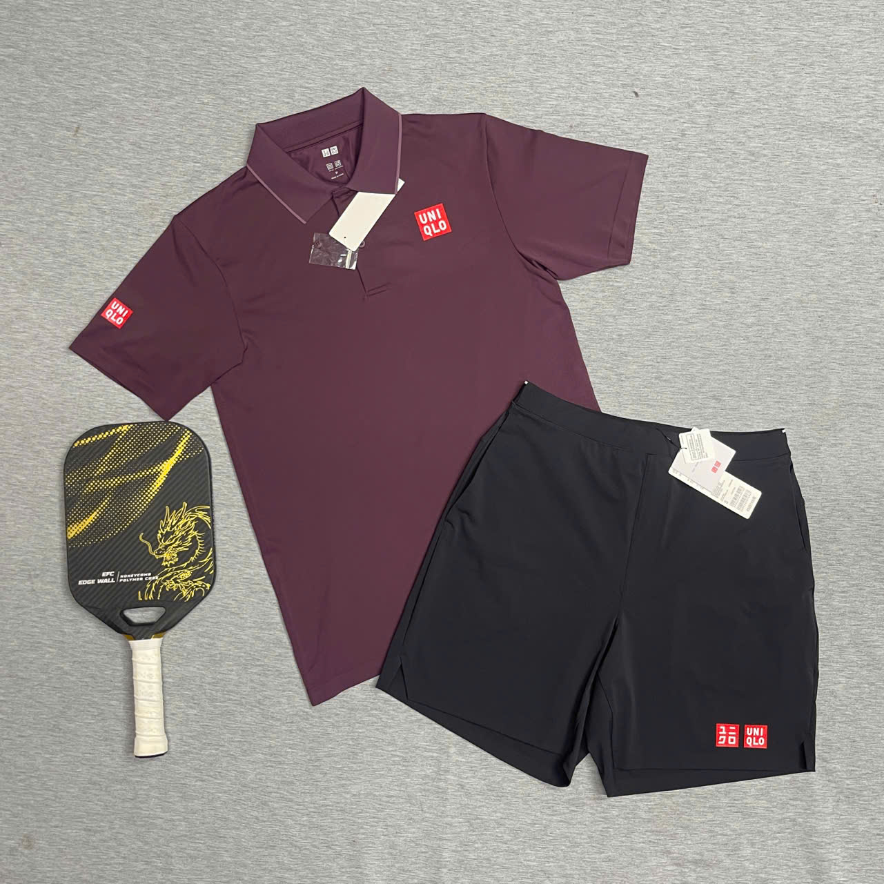 Bộ quần áo thể thao golf tennis, pickleball chính hãng Uniqlo 2025-475373