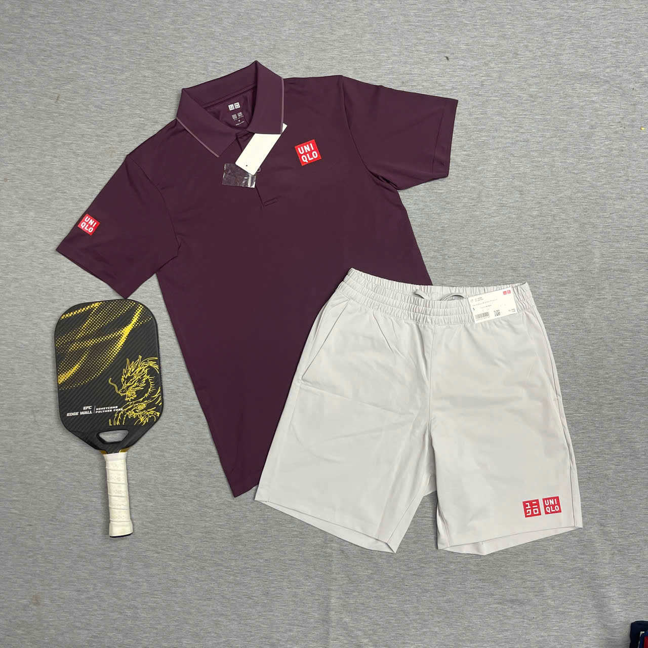 Bộ quần áo thể thao golf tennis, pickleball chính hãng Uniqlo 2025-475373