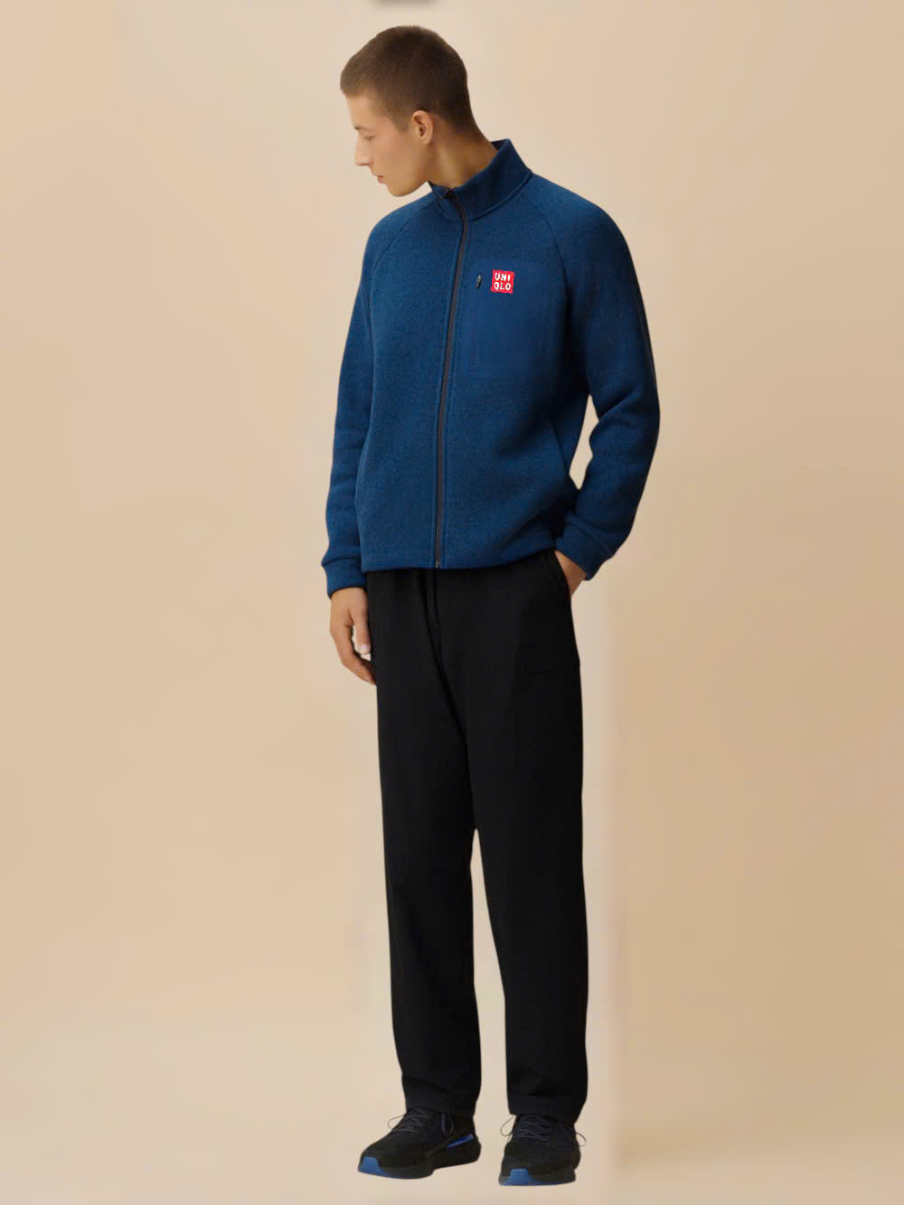 Áo khoác len lót lông 2025 siêu nhẹ, chính hãng Uniqlo 479863