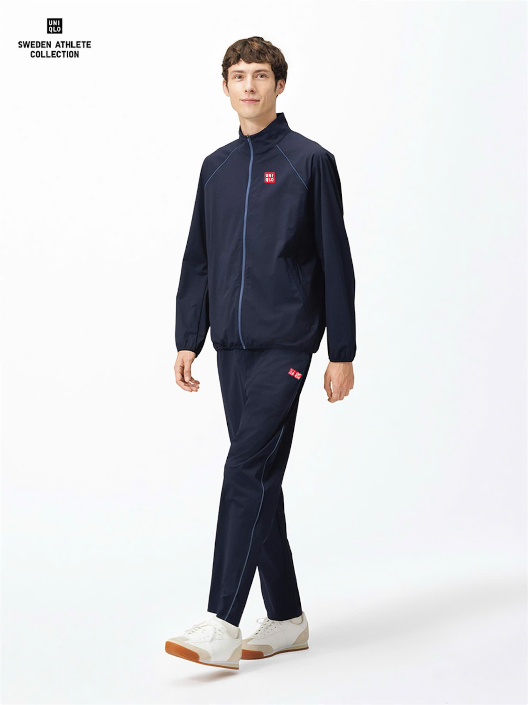 Bộ nỉ gió thể thao tennis, pickleball chính hãng Uniqlo 2025-480411-480412