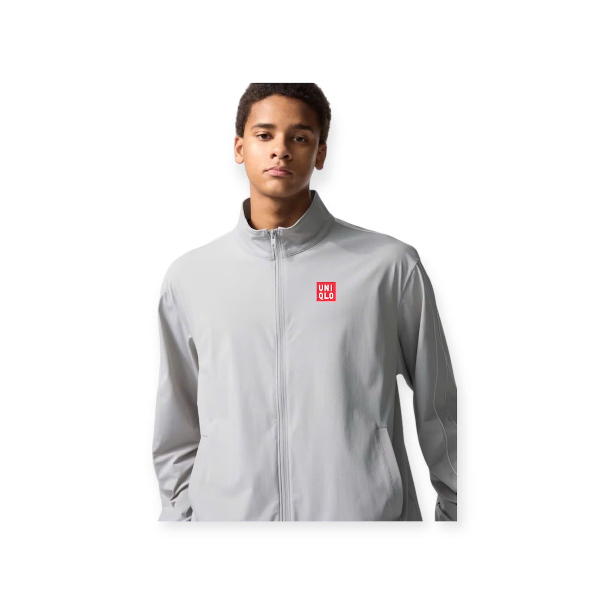 Áo nỉ gió thể thao tennis, pickleball Nishikori chính hãng Uniqlo 2025-476144-478114-475385