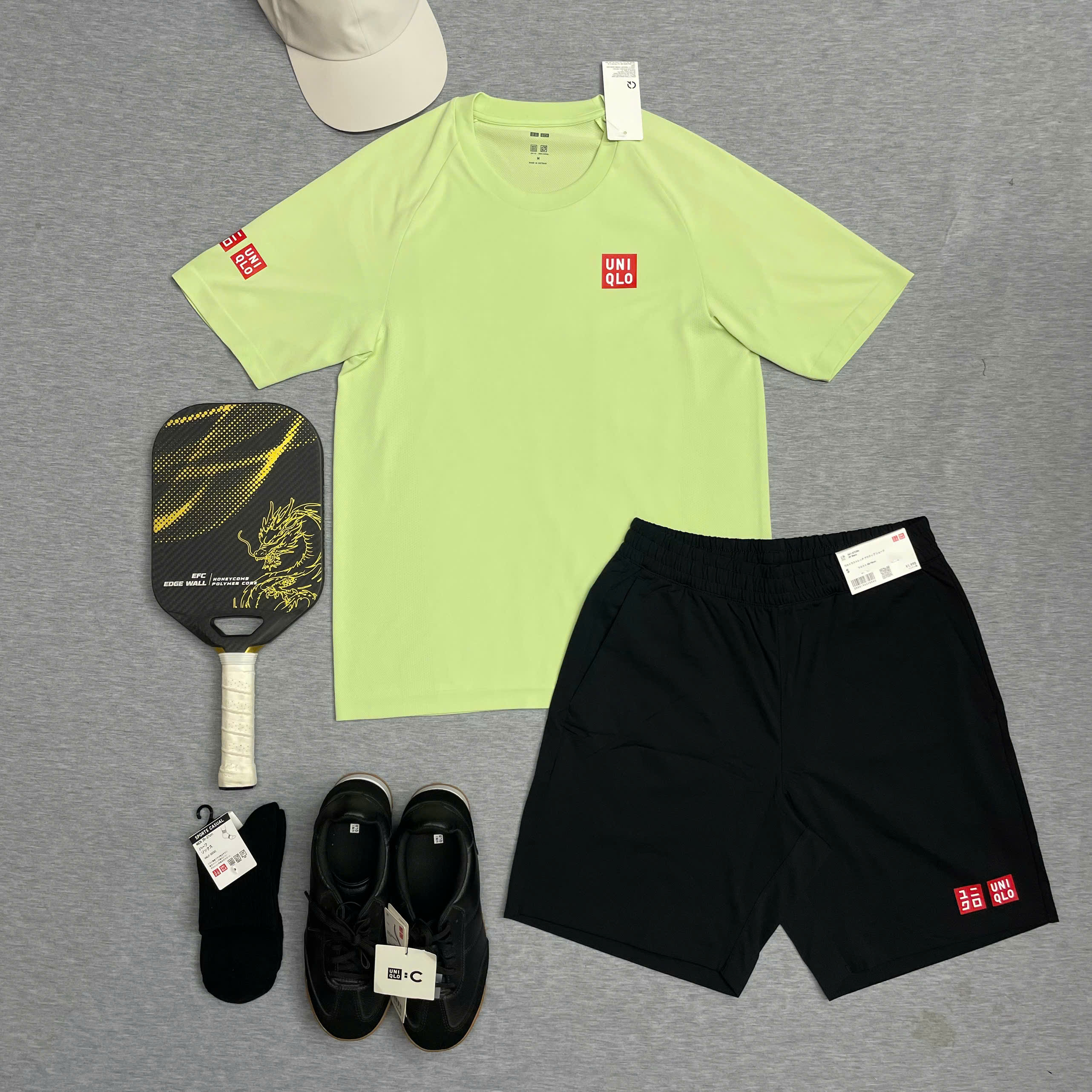 Bộ thể thao golf tennis, pickleball chính hãng Uniqlo 2026-482299-483970